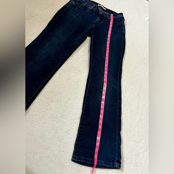 Levi's Dark Wash 529 Curvy Bootcut Jeans - Size 28 - Picture 4 of 11